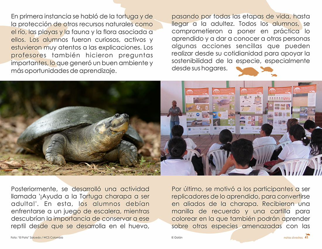 JÓVENES SE APROPIAN DE LA CHARAPA > WCS Colombia